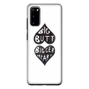 CaseCompany Big butt bigger heart: Samsung Galaxy S20 Tough Case