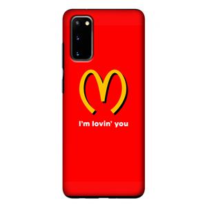 CaseCompany I'm lovin' you: Samsung Galaxy S20 Tough Case