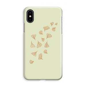 CaseCompany Falling Leaves: iPhone XS Max Volledig Geprint Hoesje