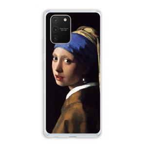 CaseCompany The Pearl Earring: Samsung Galaxy S10 Lite Transparant Hoesje