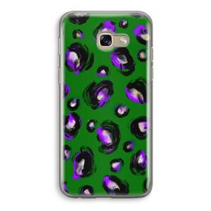 CaseCompany Green Cheetah: Samsung Galaxy A5 (2017) Transparant Hoesje