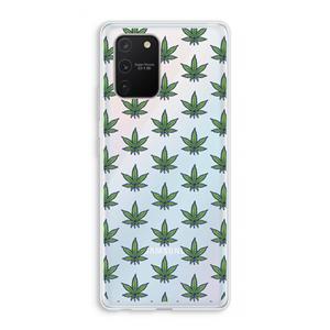 CaseCompany Weed: Samsung Galaxy S10 Lite Transparant Hoesje