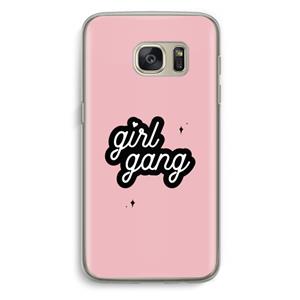 CaseCompany Girl Gang: Samsung Galaxy S7 Transparant Hoesje