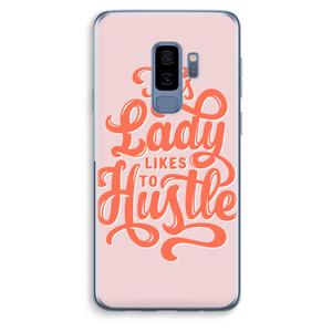 CaseCompany Hustle Lady: Samsung Galaxy S9 Plus Transparant Hoesje