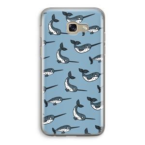CaseCompany Narwhal: Samsung Galaxy A5 (2017) Transparant Hoesje