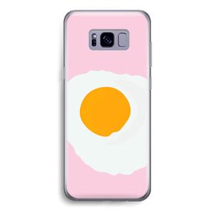 CaseCompany Sunny side up: Samsung Galaxy S8 Transparant Hoesje