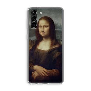 CaseCompany Mona Lisa: Samsung Galaxy S21 Plus Transparant Hoesje