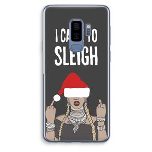 CaseCompany Came To Sleigh: Samsung Galaxy S9 Plus Transparant Hoesje
