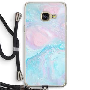 CaseCompany Fantasie pastel: Samsung Galaxy A3 (2016) Transparant Hoesje met koord