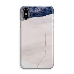 CaseCompany Stone White: iPhone XS Max Volledig Geprint Hoesje
