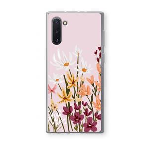 CaseCompany Painted wildflowers: Samsung Galaxy Note 10 Transparant Hoesje