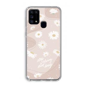 CaseCompany Daydreaming becomes reality: Samsung Galaxy M31 Transparant Hoesje