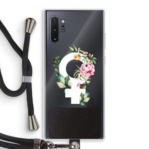 CaseCompany Venus: Samsung Galaxy Note 10 Plus Transparant Hoesje met koord