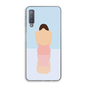 CaseCompany Mirror: Samsung Galaxy A7 (2018) Transparant Hoesje