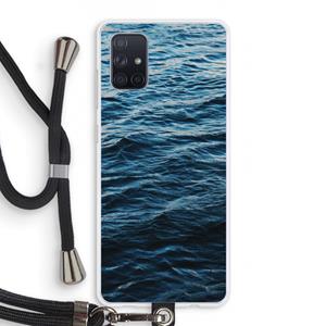 CaseCompany Oceaan: Samsung Galaxy A71 Transparant Hoesje met koord