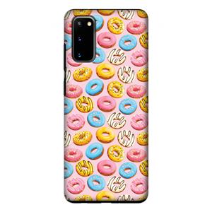 CaseCompany Pink donuts: Samsung Galaxy S20 Tough Case