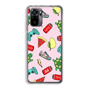 CaseCompany Things Jamie Loves: Xiaomi Redmi Note 10 Pro Transparant Hoesje