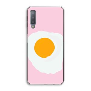 CaseCompany Sunny side up: Samsung Galaxy A7 (2018) Transparant Hoesje