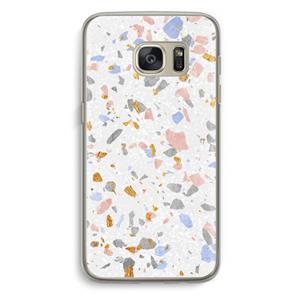 CaseCompany Terrazzo N°8: Samsung Galaxy S7 Transparant Hoesje