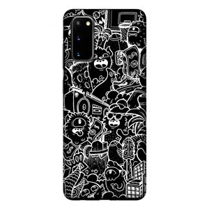 CaseCompany Vexx Black City : Samsung Galaxy S20 Tough Case