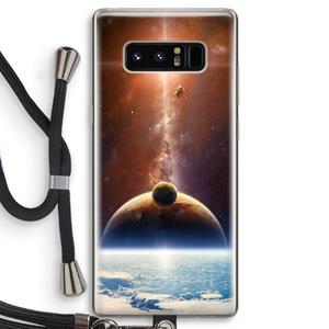 CaseCompany Omicron 2019: Samsung Galaxy Note 8 Transparant Hoesje met koord
