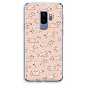 CaseCompany Ponys: Samsung Galaxy S9 Plus Transparant Hoesje
