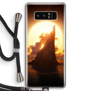 CaseCompany Children of the Sun: Samsung Galaxy Note 8 Transparant Hoesje met koord