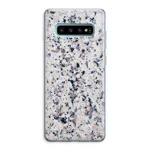 CaseCompany Gespikkelde marmer: Samsung Galaxy S10 Plus Transparant Hoesje