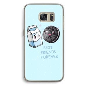 CaseCompany Best Friend Forever: Samsung Galaxy S7 Transparant Hoesje