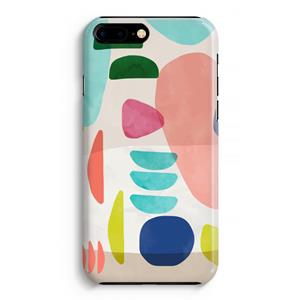 CaseCompany Bold Rounded Shapes: Volledig Geprint iPhone 7 Plus Hoesje
