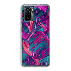 CaseCompany Pink Clouds: Xiaomi Redmi Note 10 Pro Transparant Hoesje