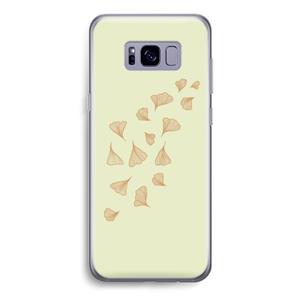 CaseCompany Falling Leaves: Samsung Galaxy S8 Transparant Hoesje