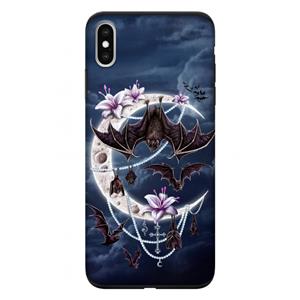 CaseCompany Vleermuizen Maan: iPhone XS Max Tough Case