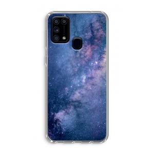 CaseCompany Nebula: Samsung Galaxy M31 Transparant Hoesje