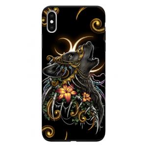 CaseCompany Huilende Wolf: iPhone XS Max Tough Case