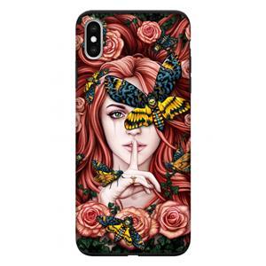 CaseCompany Lady Moth: iPhone XS Max Tough Case