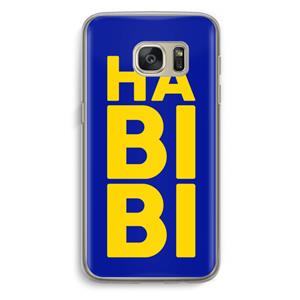 CaseCompany Habibi Blue: Samsung Galaxy S7 Transparant Hoesje