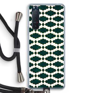 CaseCompany Moroccan tiles: Sony Xperia 5 II Transparant Hoesje met koord
