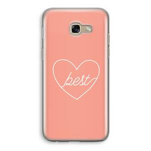 CaseCompany Best heart: Samsung Galaxy A5 (2017) Transparant Hoesje