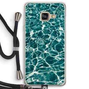 CaseCompany Weerkaatsing water: Samsung Galaxy A3 (2016) Transparant Hoesje met koord