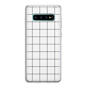 CaseCompany Rooster: Samsung Galaxy S10 Plus Transparant Hoesje