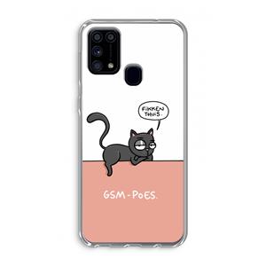 CaseCompany GSM poes: Samsung Galaxy M31 Transparant Hoesje