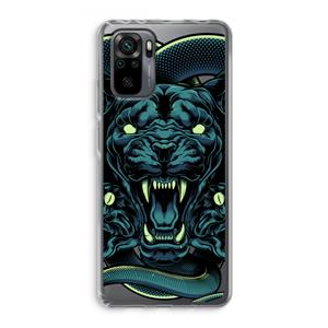 CaseCompany Cougar and Vipers: Xiaomi Redmi Note 10 Pro Transparant Hoesje