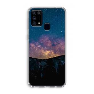 CaseCompany Travel to space: Samsung Galaxy M31 Transparant Hoesje