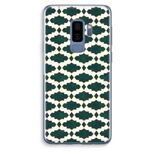 CaseCompany Moroccan tiles: Samsung Galaxy S9 Plus Transparant Hoesje