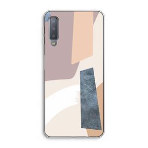 CaseCompany Luca: Samsung Galaxy A7 (2018) Transparant Hoesje