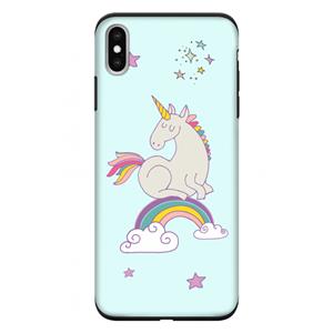 CaseCompany Regenboog eenhoorn: iPhone XS Max Tough Case