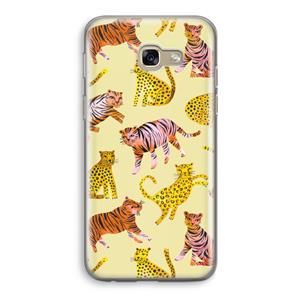 CaseCompany Cute Tigers and Leopards: Samsung Galaxy A5 (2017) Transparant Hoesje