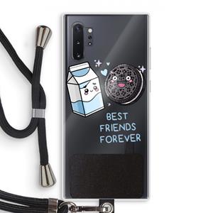 CaseCompany Best Friend Forever: Samsung Galaxy Note 10 Plus Transparant Hoesje met koord