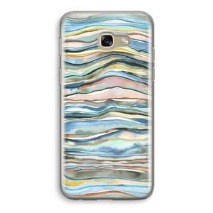 CaseCompany Watercolor Agate: Samsung Galaxy A5 (2017) Transparant Hoesje